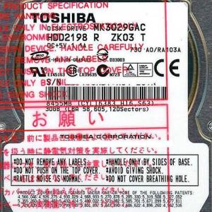 爆買TOSHIBA(東芝) ノート用HDD 2.5inch MK3029GAC 30GB 9.5mm