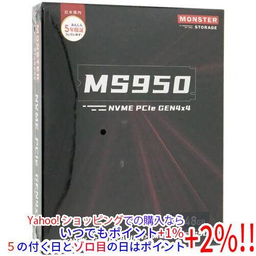 MONSTER STORAGE M.2 2280 SSD 2TB MS950G75PCIe4-02T...