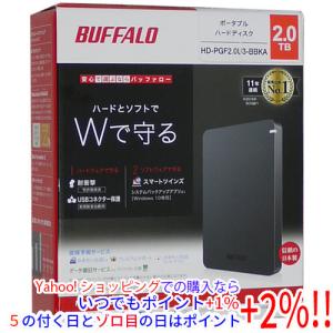 BUFFALO（バッファロー） HD-PGF4.0U3-GBKA ブラック ポータブルHDD