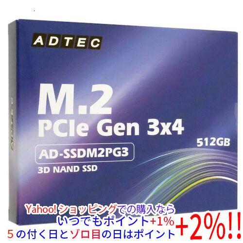 ADTEC M.2 SSD AD-SSDM2PG3-512G 512GB