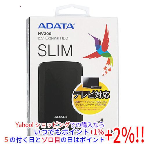 【新品訳あり(箱きず・やぶれ)】 ADATA製PortableHD AHV300-1TU31-CBK...
