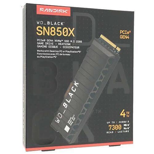 爆買Sandisk 内蔵SSD 4TB WD_Black SN850X NVMe SSD WDS40...