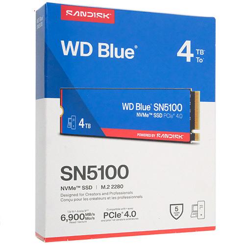 爆買Sandisk WD Blue SN5100 NVMe SSD WDS400T5B0E 4TB