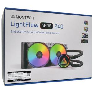 MONTECH 爆買MONTECH 水冷CPUクーラー LightFlow ARGB 360 ホワイト