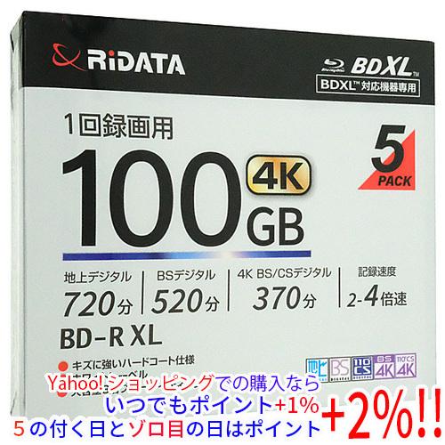 爆買RiTEK ブルーレイディスク RIDATA BD-R520PW4X.5PSCB BD-R XL...