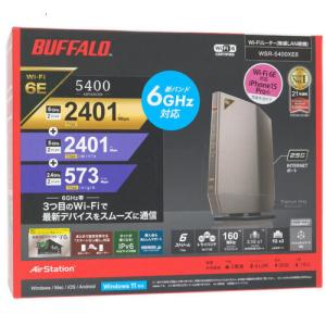 BUFFALO WSR-5400AX6P-BK 無線ルーター AirStation Wi-Fi 6 対応