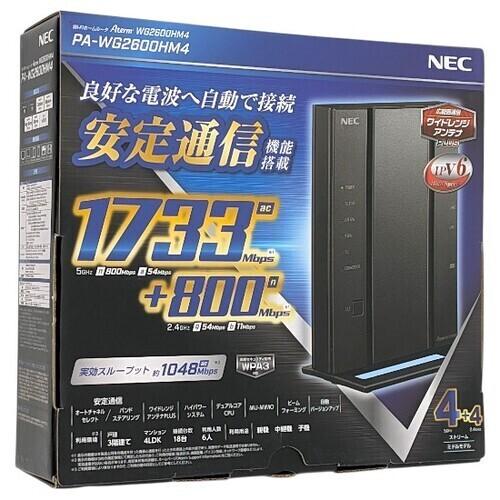爆買NEC 無線LANルーター PA-WG2600HM4