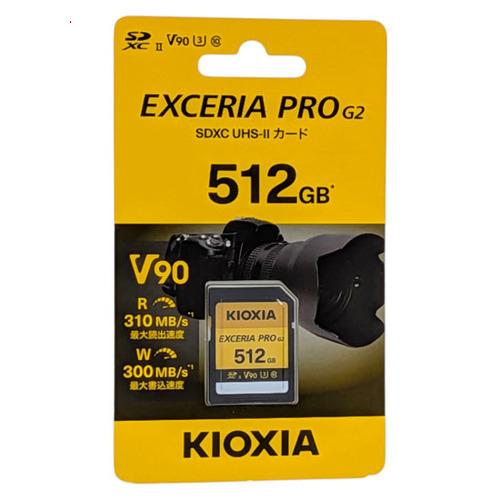 爆買キオクシア SDXCメモリーカード EXCERIA PRO G2 KSDXU-B512G 512...
