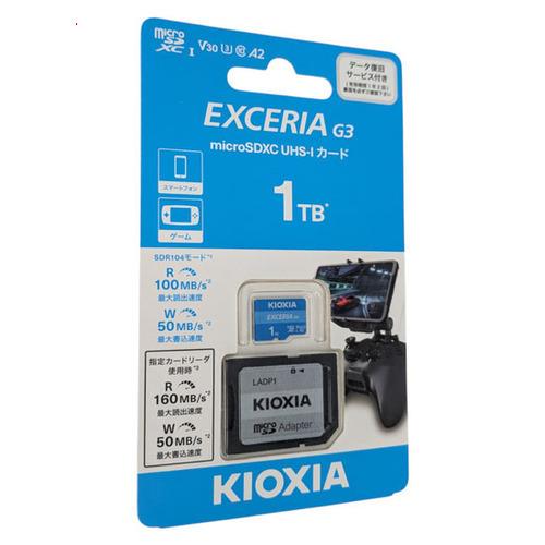 爆買キオクシア microSDXCメモリーカード EXCERIA G3 KMU-C001TBK 1T...