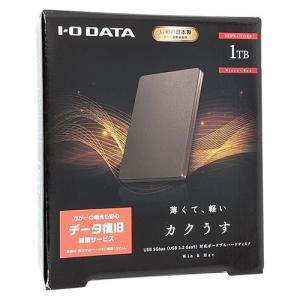爆買I-O DATA アイ・オー・データ ポータブルハードディスク カクうす HDPX-UTS1KB Black×Red