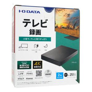 【新品訳あり(箱きず・やぶれ)】 I-O DATA アイ・オー・データ ポータブルハードディスク HDPH-UTV2K 2TB ブラック