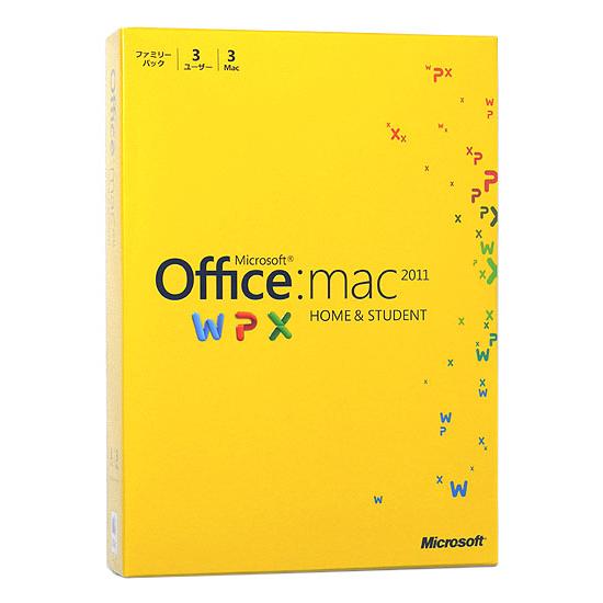Office for Mac Home and Student 2011 ファミリーPK [管理:1...