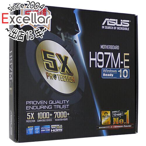 【中古】ASUS MicroATXマザーボード H97M-E LGA1150 元箱あり [管理:10...