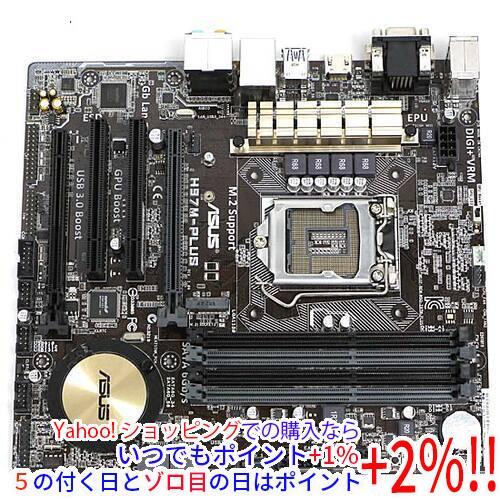 【中古】ASUS MicroATXマザーボード H97M-PLUS LGA1150