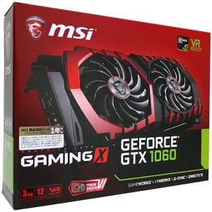 【キャッシュレスで5%還元】【中古】MSI製グラボ GTX 1060 GAMING X 3G PCIExp 3GB 元箱あり