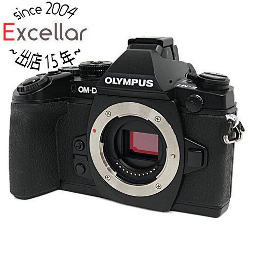 【中古】OLYMPUS ミラーレス一眼カメラ OM-D E-M1 ボディ ブラック [管理:1050...