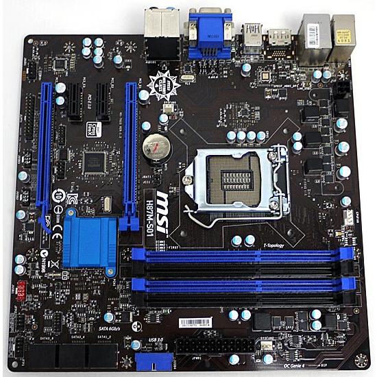 【中古】MSI製 MicroATXマザーボード H87M-S01 LGA1150 [管理:10500...