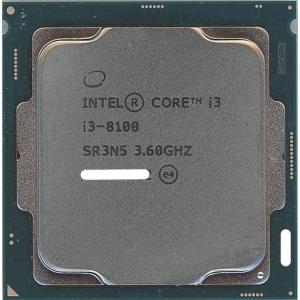 【中古】【ゆうパケット対応】Core i3 8100 3.6GHz 6M LGA1151 65W SR3N5 [管理:1050009412]｜excellar-plus