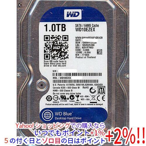 【中古】Western Digital製HDD WD10EZEX 1TB SATA600 7200 ...