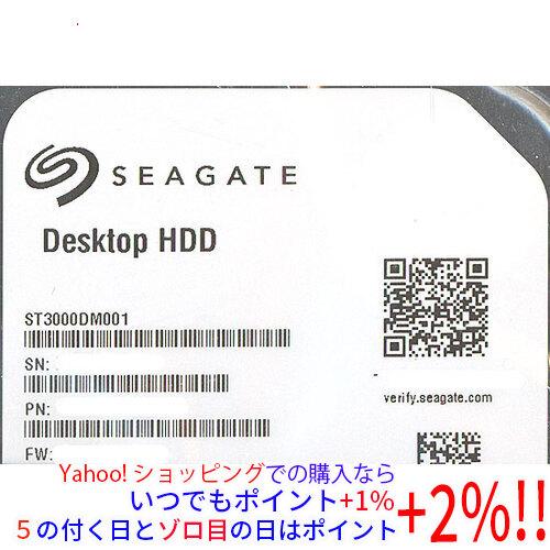 【中古】SEAGATE製HDD ST3000DM001 3TB SATA600 7200 200〜5...
