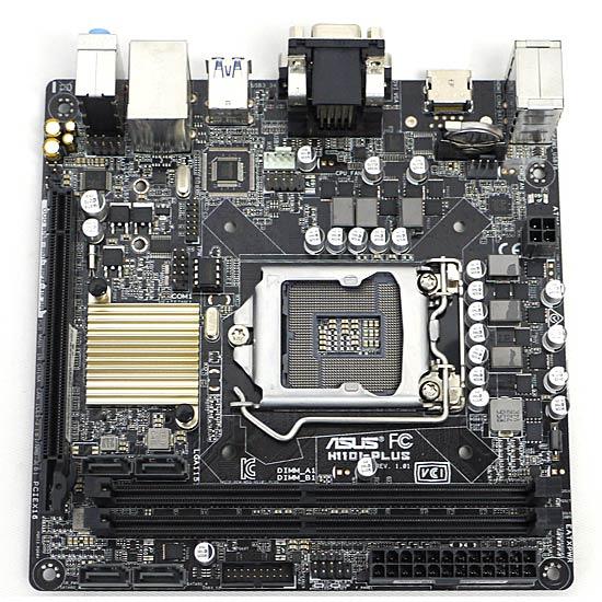 【中古】ASUS Mini-ITXマザーボード H110I-PLUS LGA1151 [管理:105...