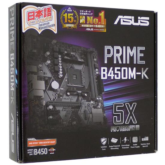 【中古】ASUS製 MicroATXマザーボード PRIME B450M-K SocketAM4 元...