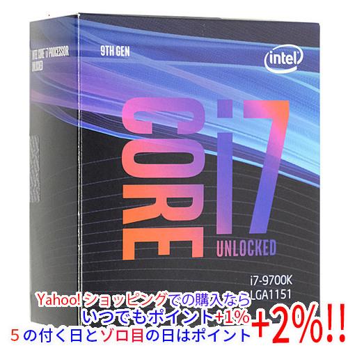 【中古】Core i7 9700K 3.6GHz LGA1151 95W SRELT 元箱あり