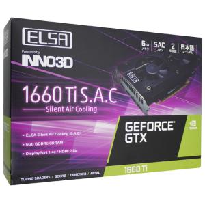 ELSAグラボ GeForce GTX 1660 Ti S.A.C GD1660-6GERTS PCIExp 6GB
