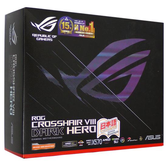 【中古】ASUS製 ATXマザーボード ROG Crosshair VIII Dark Hero S...