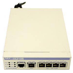 NEC ix2106 ルータ 販売終了】UNIVERGE IX2106 : 製品一覧 : VPN構築ルータ