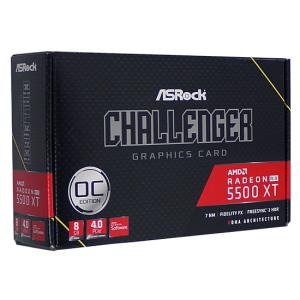 ASRock製グラボ Radeon RX 5500 XT Challenger D 8G OC PCIExp 8GB