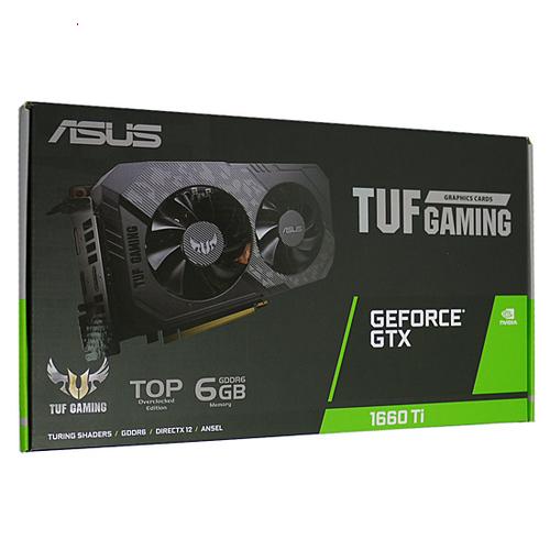 爆買【中古】ASUS グラフィックボード TUF-GTX1660TI-T6G-EVO-GAMING ...