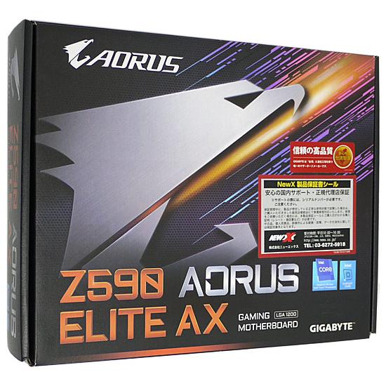【中古】GIGABYTE ATXマザーボード Z590 AORUS ELITE AX Rev.1.0...