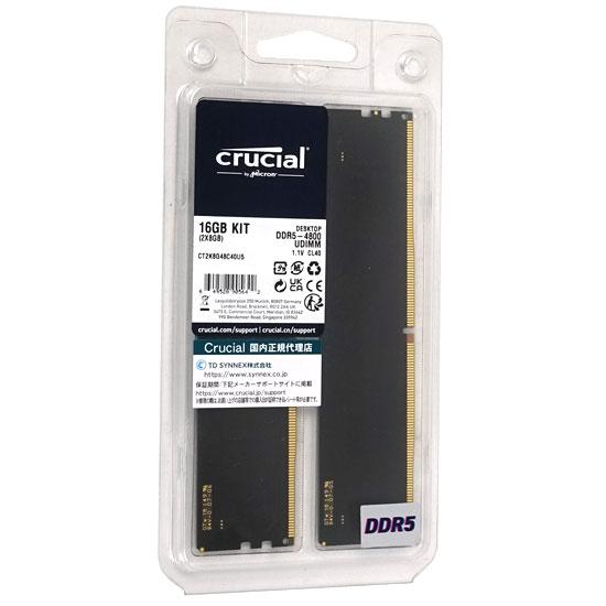 【中古】【ゆうパケット対応】Crucial CT2K8G48C40U5 DDR5 PC5-38400...