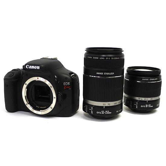 【中古】Canon製 EOS Kiss X4 ダブルズームキット [管理:1050020708]