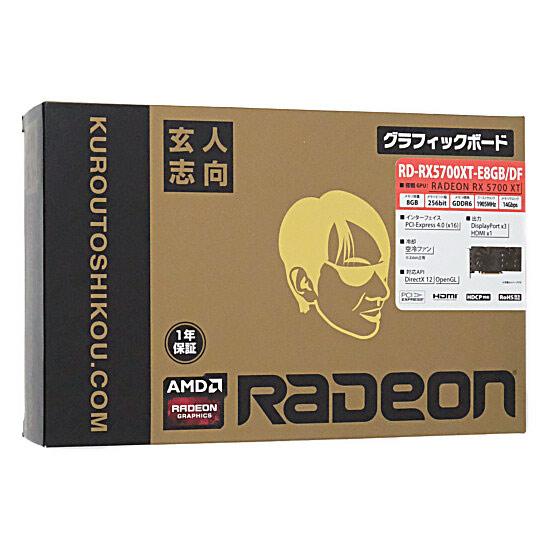 【中古】玄人志向グラボ RD-RX5700XT-E8GB/DF PCIExp 8GB 元箱あり [管...