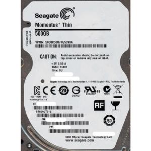 爆買【中古】SEAGATE ノート用HDD 2.5inch ST500LT012 500GB 7mm 500〜1000時間以内