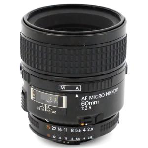 【中古】Nikon AF Micro-Nikkor 60mm f/2.8 [管理:1050022002]｜excellar-plus