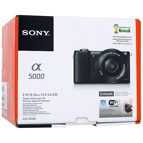 【中古】SONY α5000 パワーズームレンズキット ILCE-5000L/P 元箱あり [管理:...