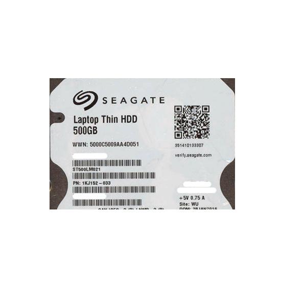 【中古】SEAGATE ノート用HDD 2.5inch ST500LM021 500GB 7mm 7...