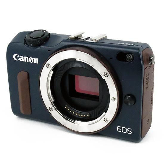 【中古】Canon製 EOS M2 ボディ ベイブルー 本体のみ [管理:1050023503]
