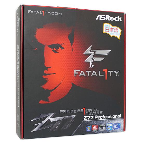 【中古】ASRock製 ATXマザーボード Fatal1ty Z77 Professional 訳あ...