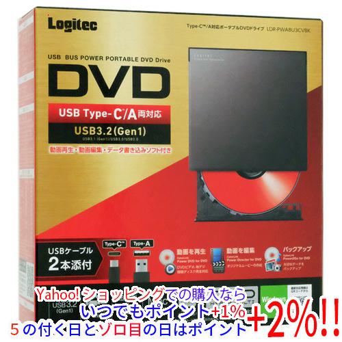 爆買【中古】Logitec ロジテック製 ポータブル DVDドライブ LDR-PWA8U3CVBK ...