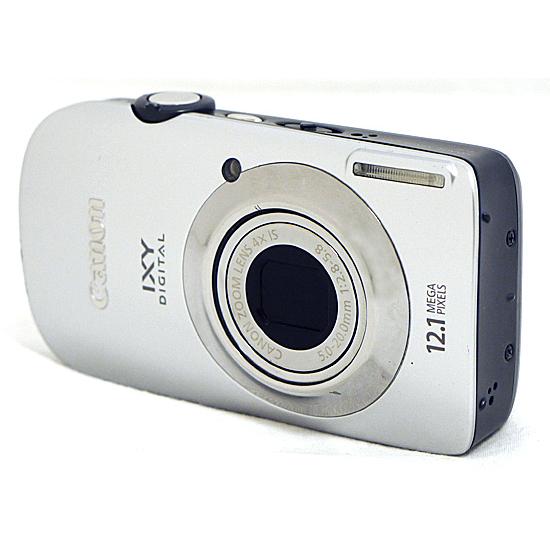 【中古】Canon製 IXY DIGITAL 510 IS シルバー 1210万画素 液晶画面いたみ...