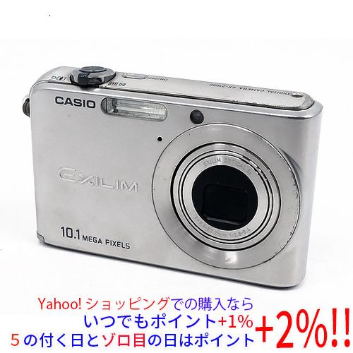 【中古】CASIO製 EXILIM ZOOM EX-Z1000 シルバー 1010万画素 本体のみ ...