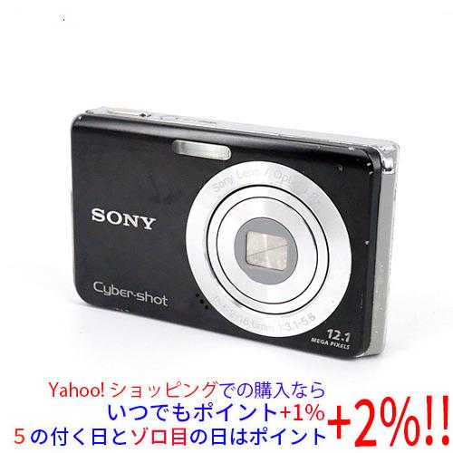 【中古】SONY製 Cyber-shot DSC-W190 ブラック 1210万画素 本体のみ 本体...