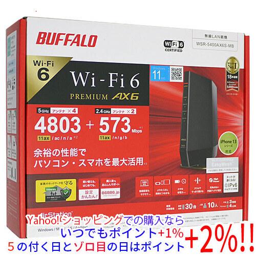 【中古】BUFFALO バッファロー 無線LANルータ AirStation WSR-5400AX6...