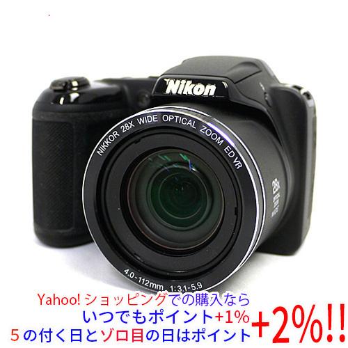 【中古】Nikon デジカメ COOLPIX L340 ブラック 2016万画素 本体のみ 液晶画面...