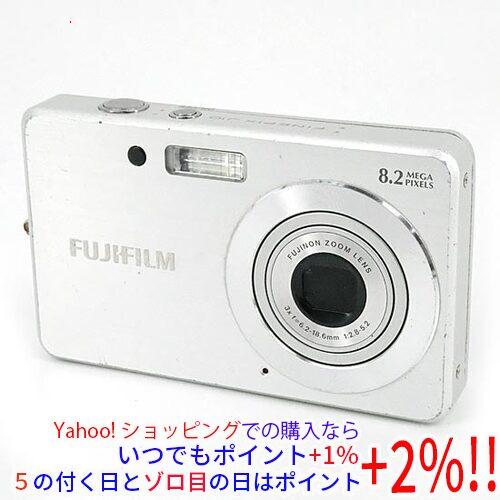【中古】FUJIFILM デジカメ FinePix J10 シルバー 815万画素 本体のみ 本体い...