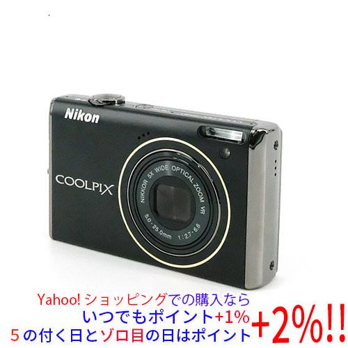【中古】Nikon製 デジカメ COOLPIX S640 ブラック/1220万画素